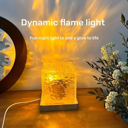 Ocean Crystal Wave Lamp