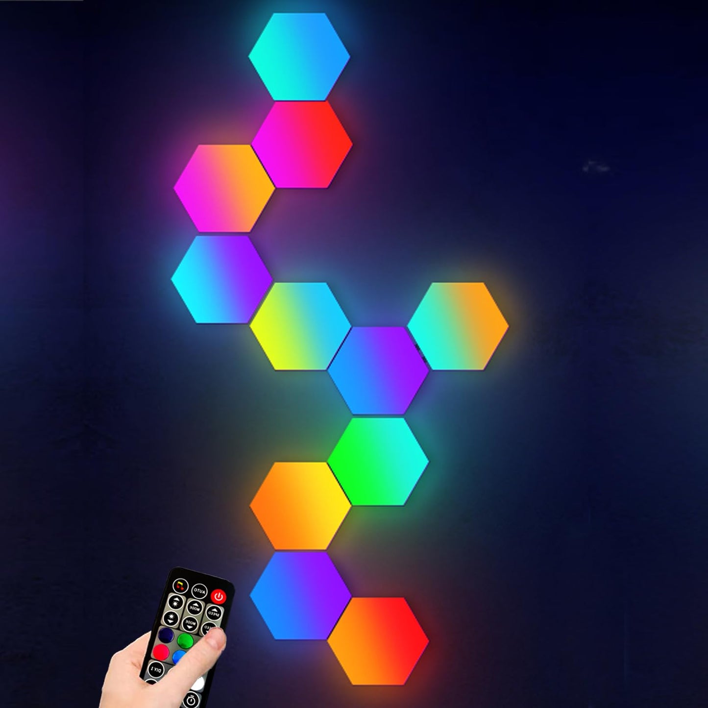 RGB LED Hexagon Light