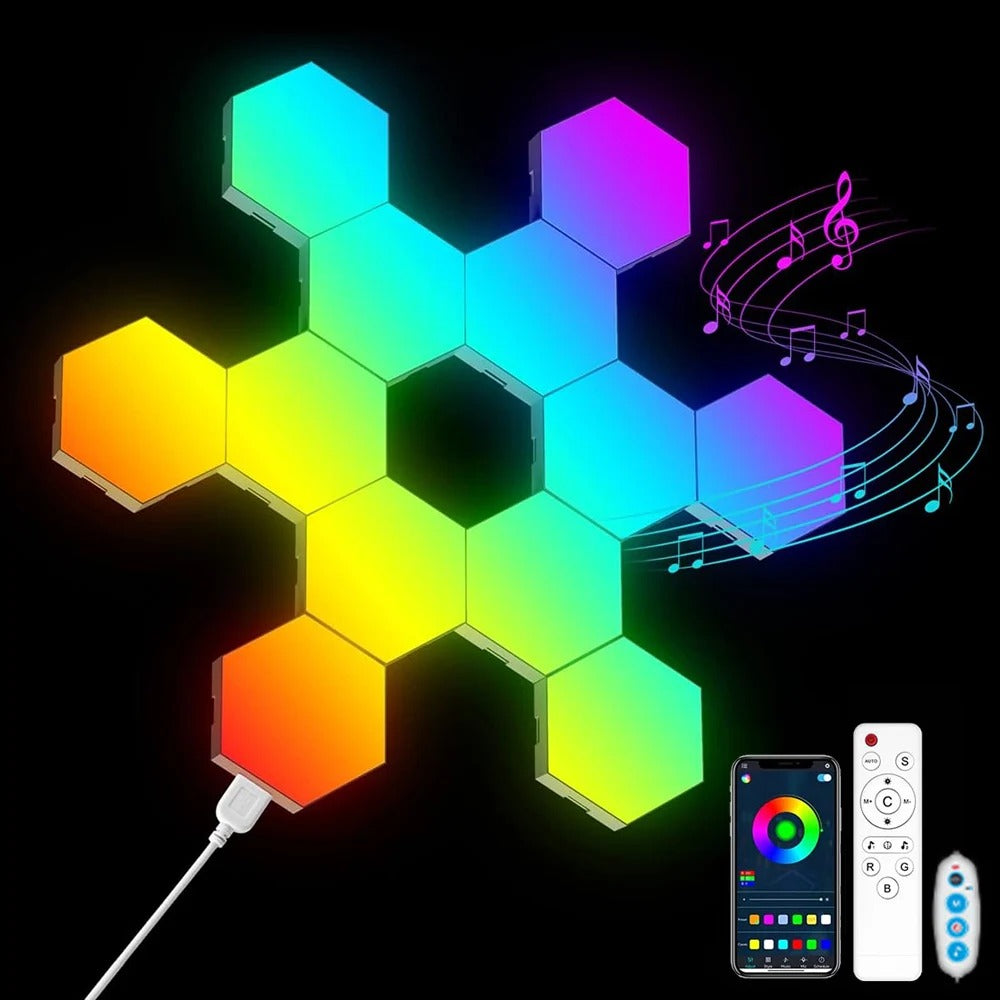 RGB LED Hexagon Light