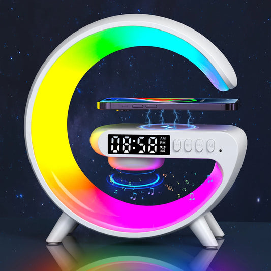 Smart LED Wirelss Charging Alarm Clock