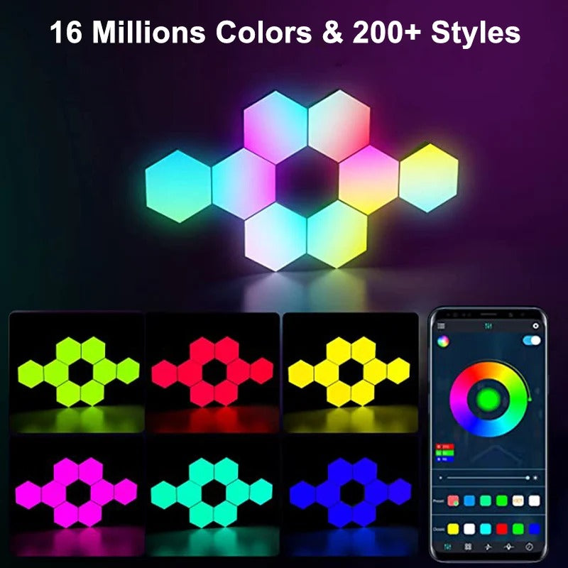 RGB LED Hexagon Light